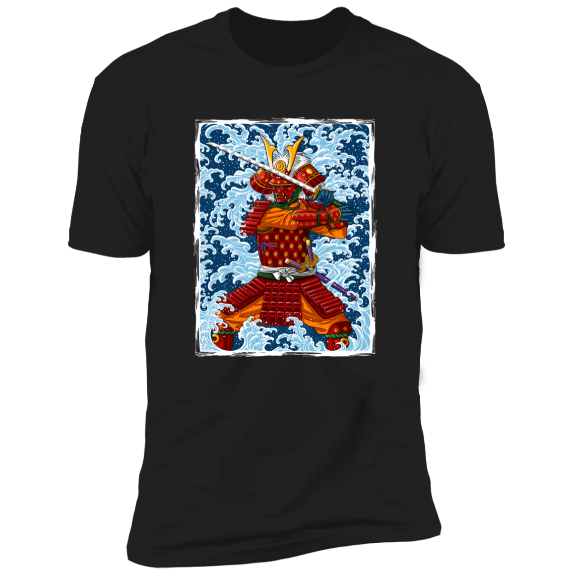 T-Shirts Black / X-Small Samurai Wave Men's Premium T-Shirt