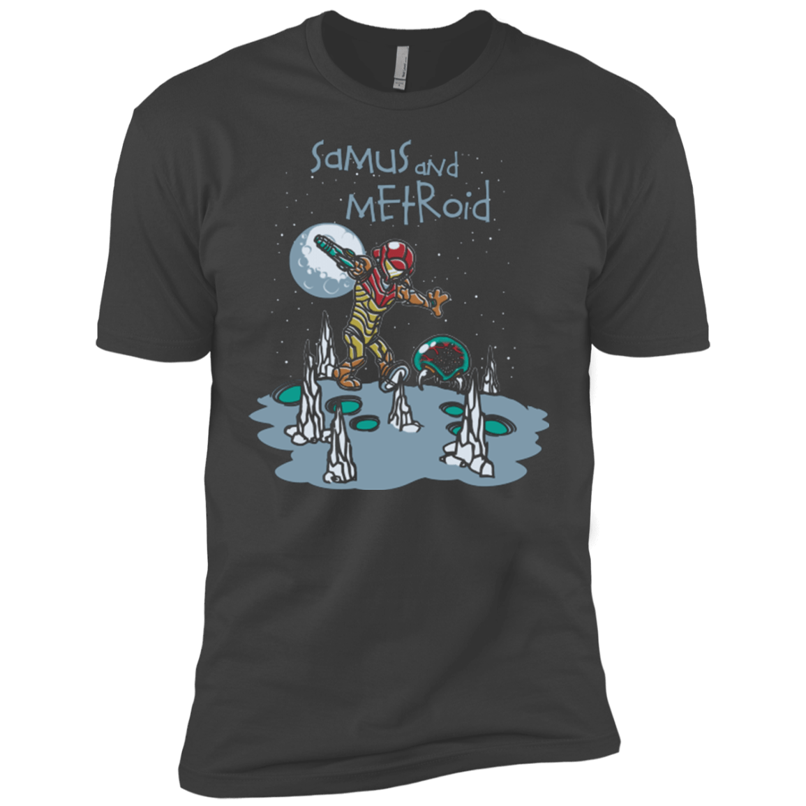 T-Shirts Heavy Metal / YXS Samus and Metroid Boys Premium T-Shirt