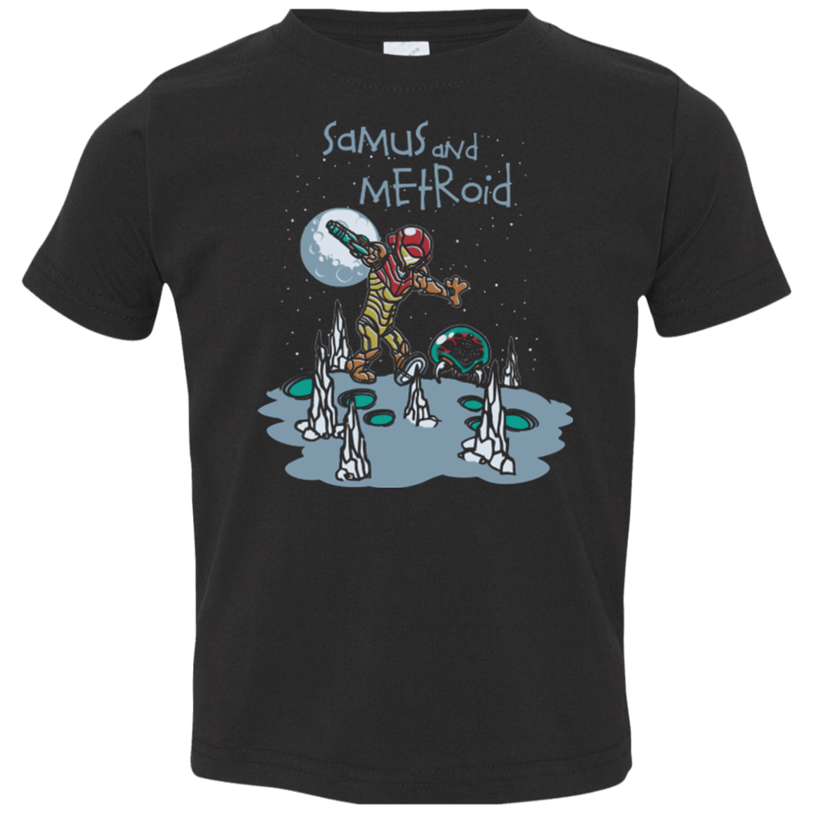 T-Shirts Black / 2T Samus and Metroid Toddler Premium T-Shirt
