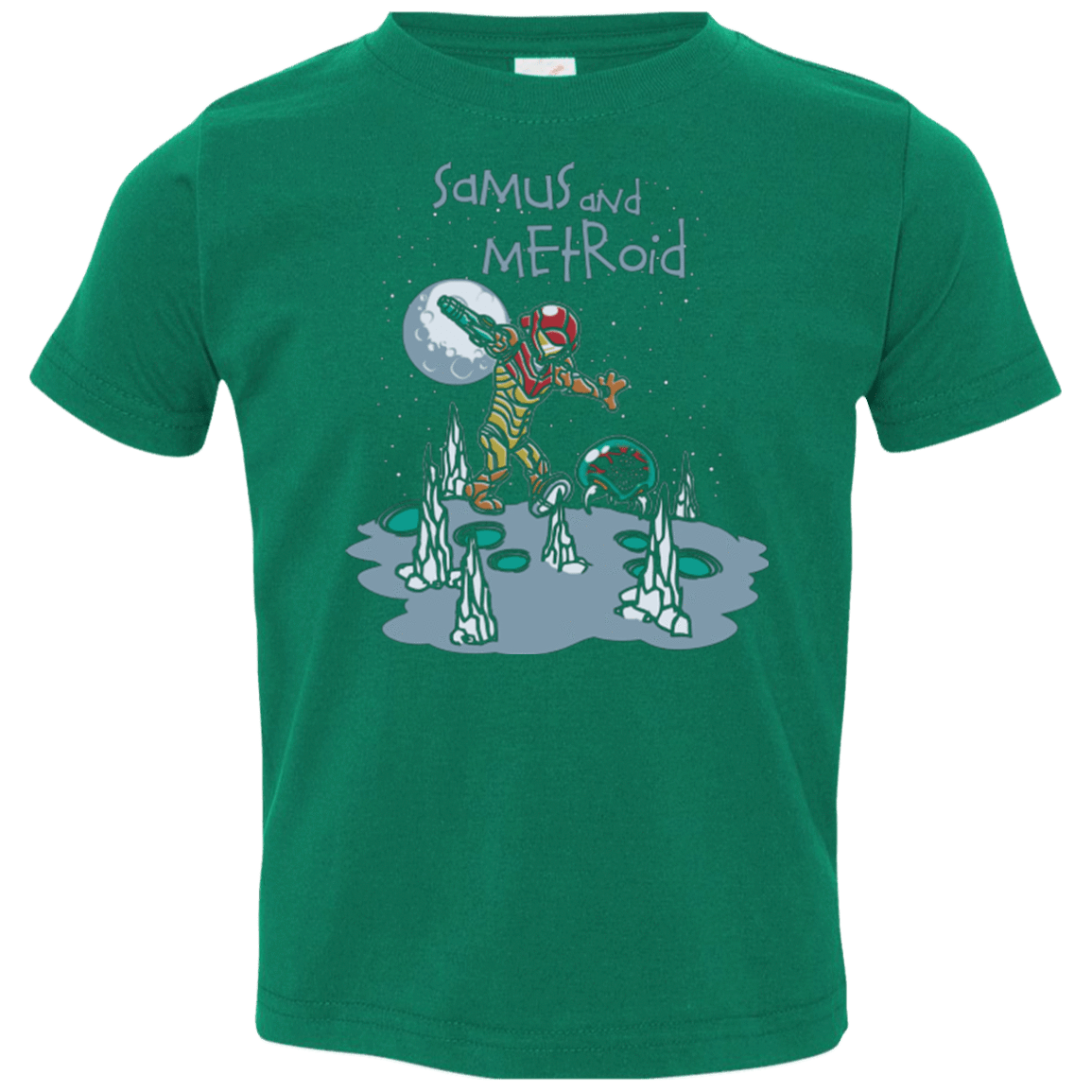 T-Shirts Kelly / 2T Samus and Metroid Toddler Premium T-Shirt