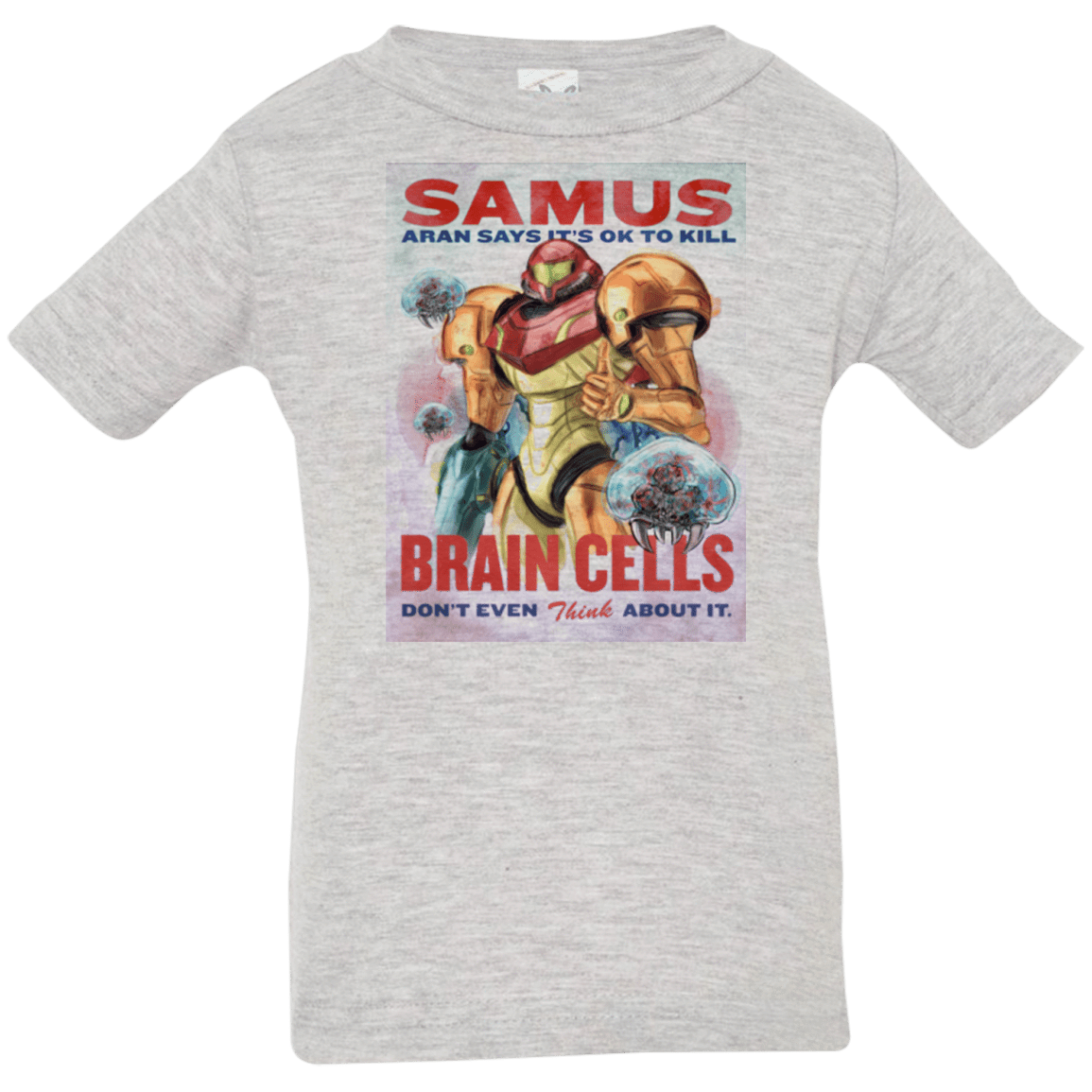 T-Shirts Heather / 6 Months Samus Aran Propaganda Infant PremiumT-Shirt