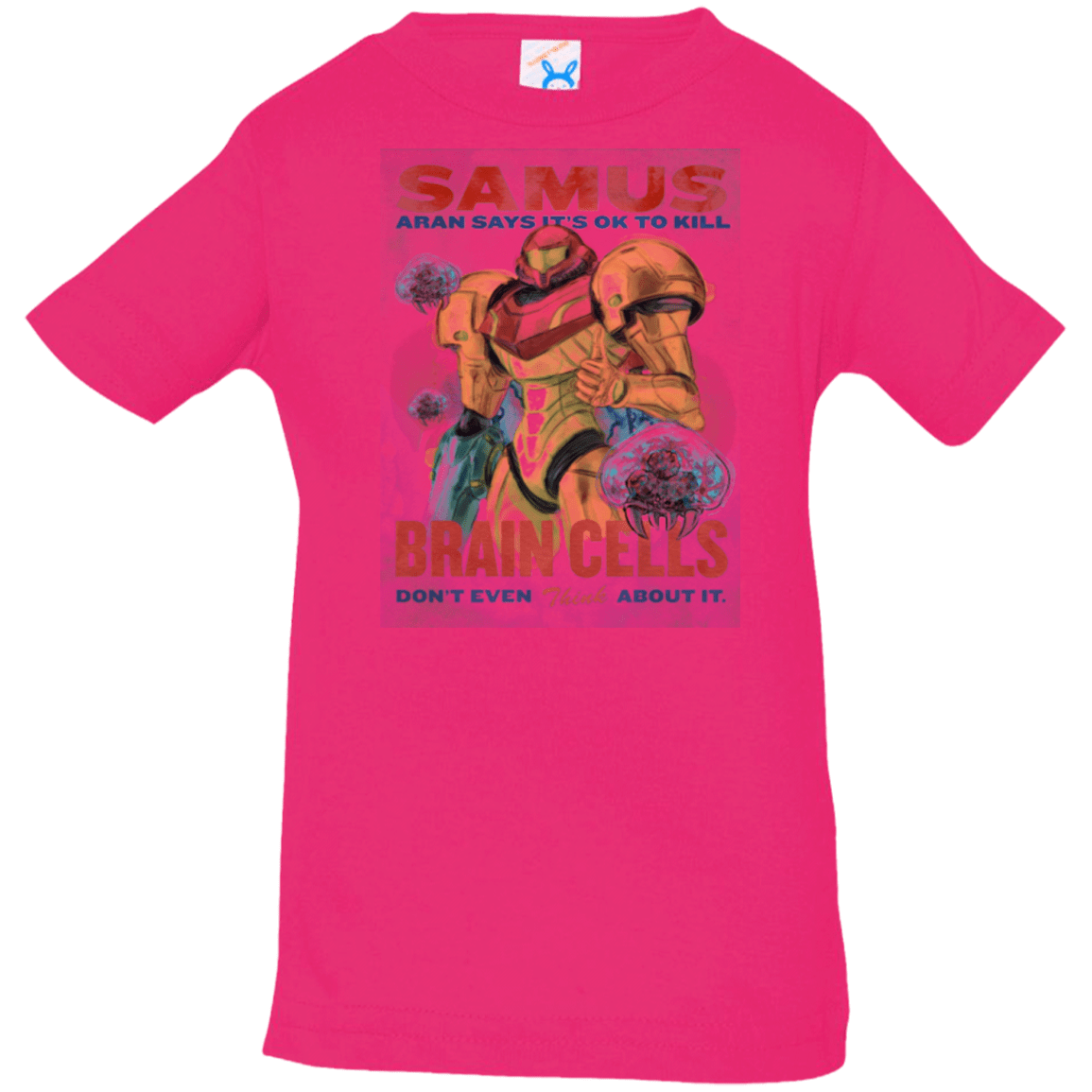 T-Shirts Hot Pink / 6 Months Samus Aran Propaganda Infant PremiumT-Shirt