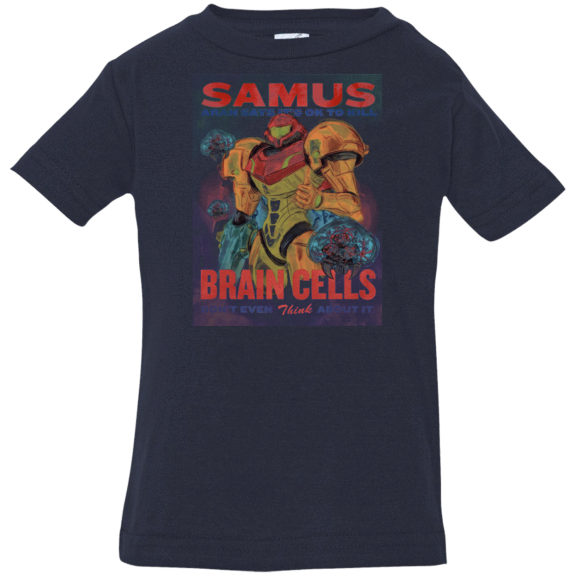 T-Shirts Navy / 6 Months Samus Aran Propaganda Infant PremiumT-Shirt