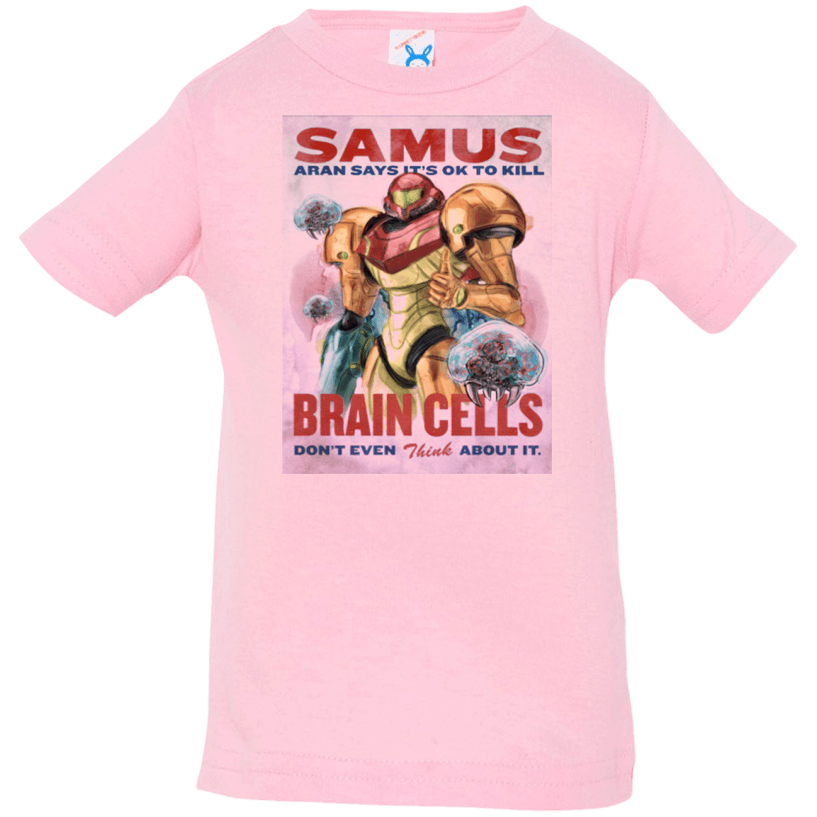T-Shirts Pink / 6 Months Samus Aran Propaganda Infant PremiumT-Shirt
