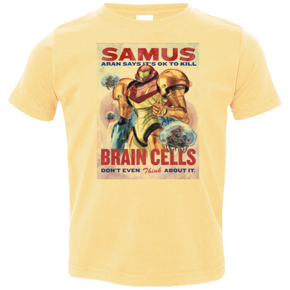 T-Shirts Butter / 2T Samus Aran Propaganda Toddler Premium T-Shirt