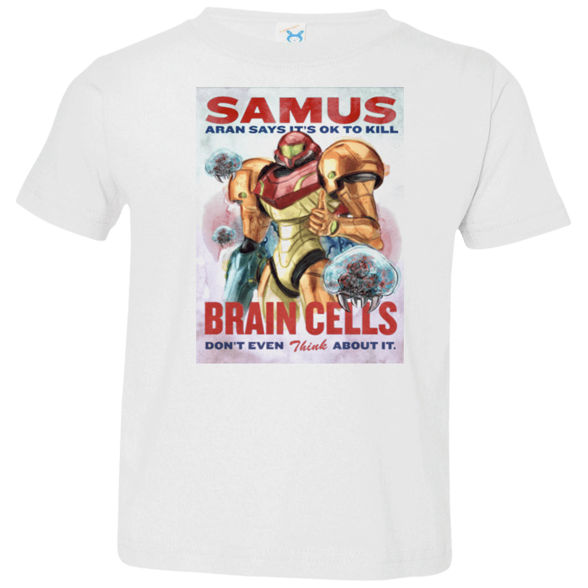 T-Shirts White / 2T Samus Aran Propaganda Toddler Premium T-Shirt