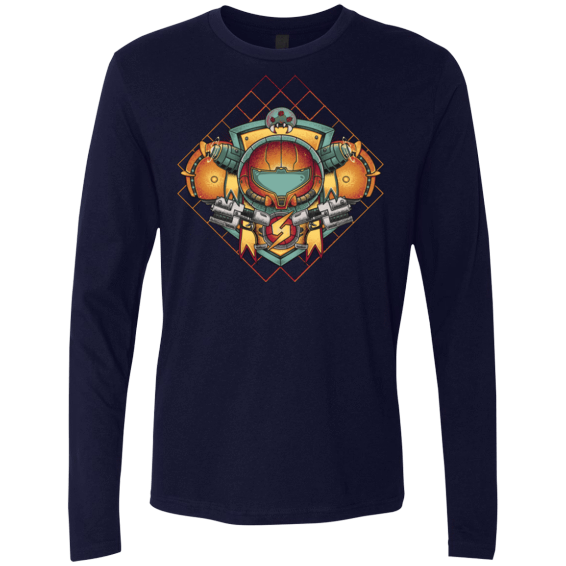 T-Shirts Midnight Navy / Small Samus crest Men's Premium Long Sleeve