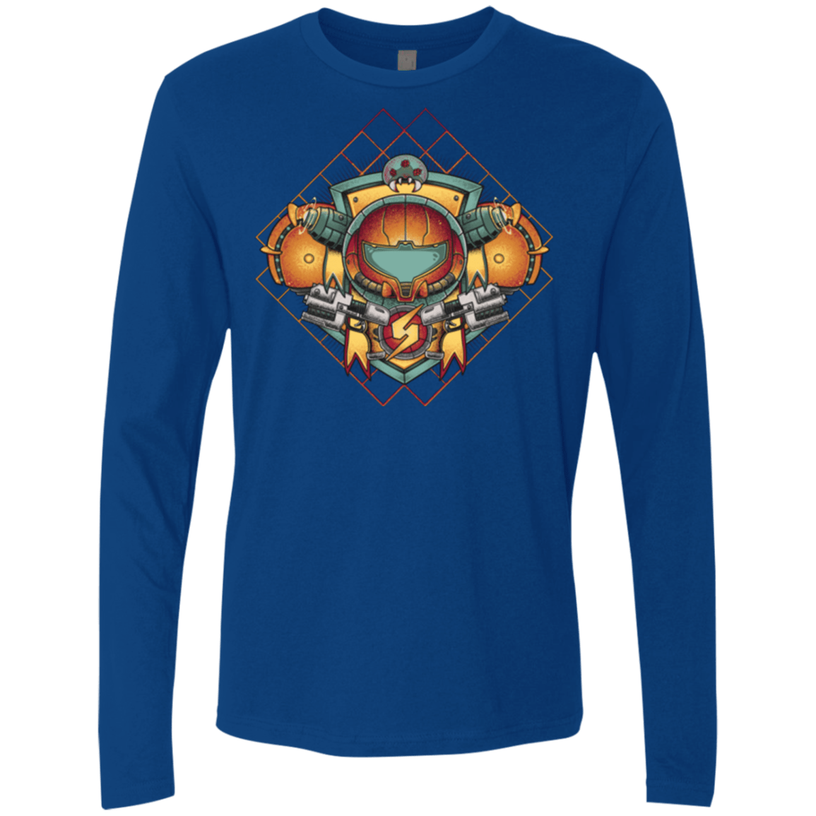 T-Shirts Royal / Small Samus crest Men's Premium Long Sleeve