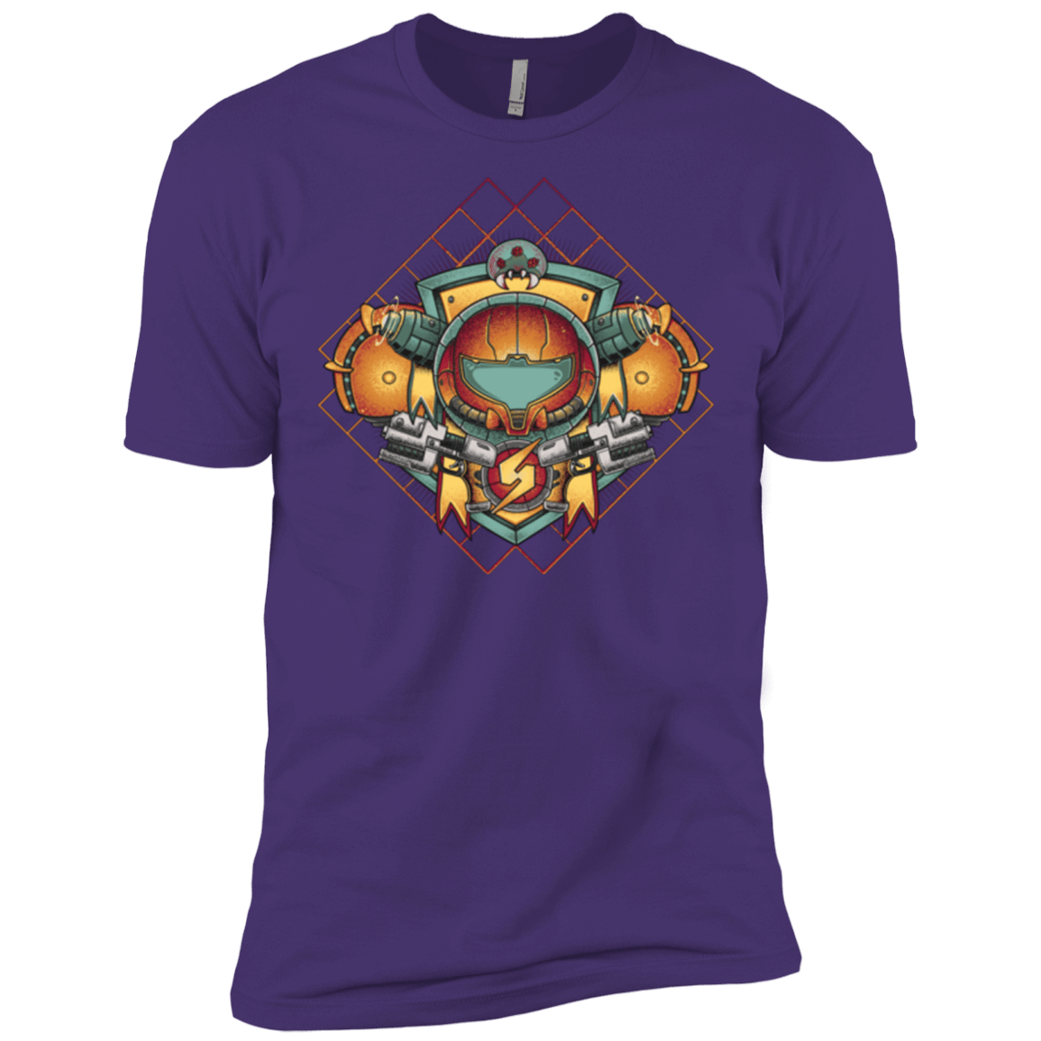 T-Shirts Purple / X-Small Samus crest Men's Premium T-Shirt