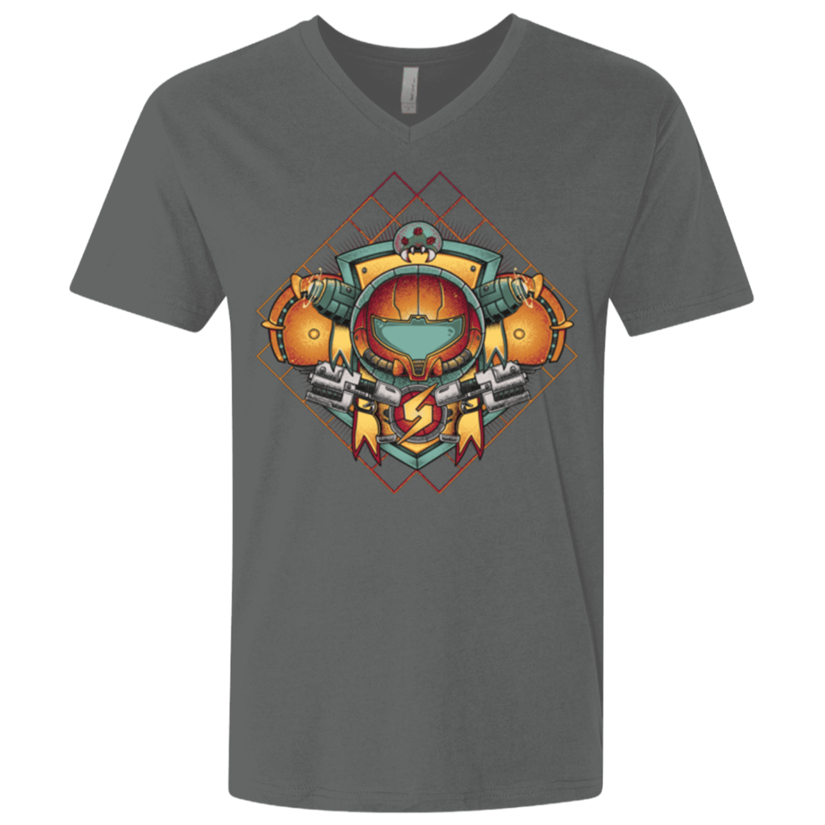 T-Shirts Heavy Metal / X-Small Samus crest Men's Premium V-Neck