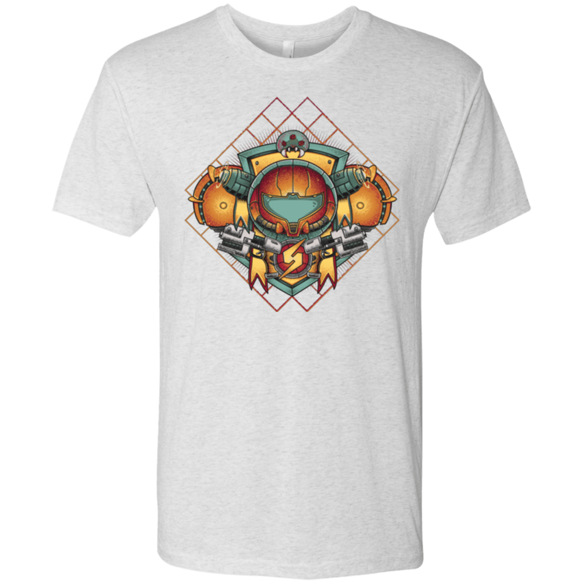 T-Shirts Heather White / Small Samus crest Men's Triblend T-Shirt