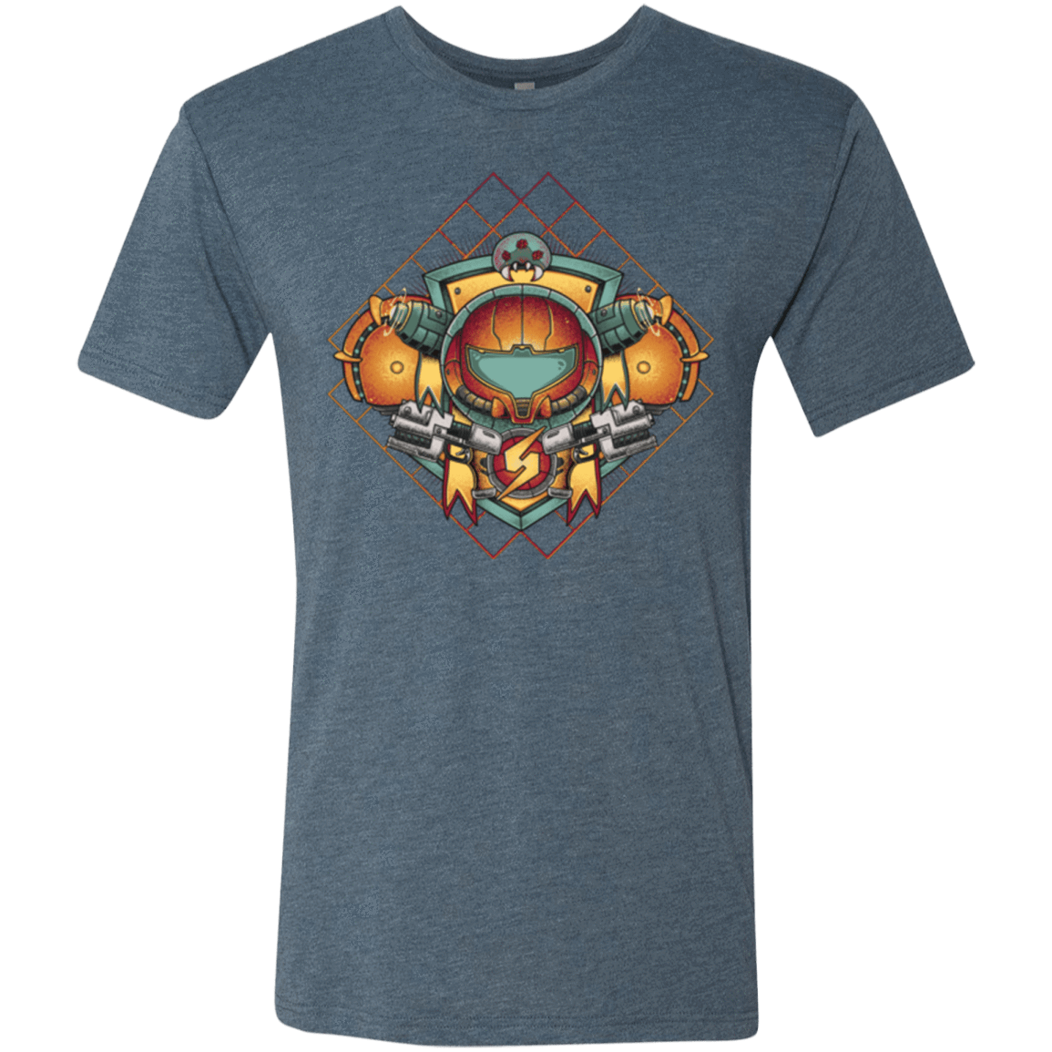 T-Shirts Indigo / Small Samus crest Men's Triblend T-Shirt