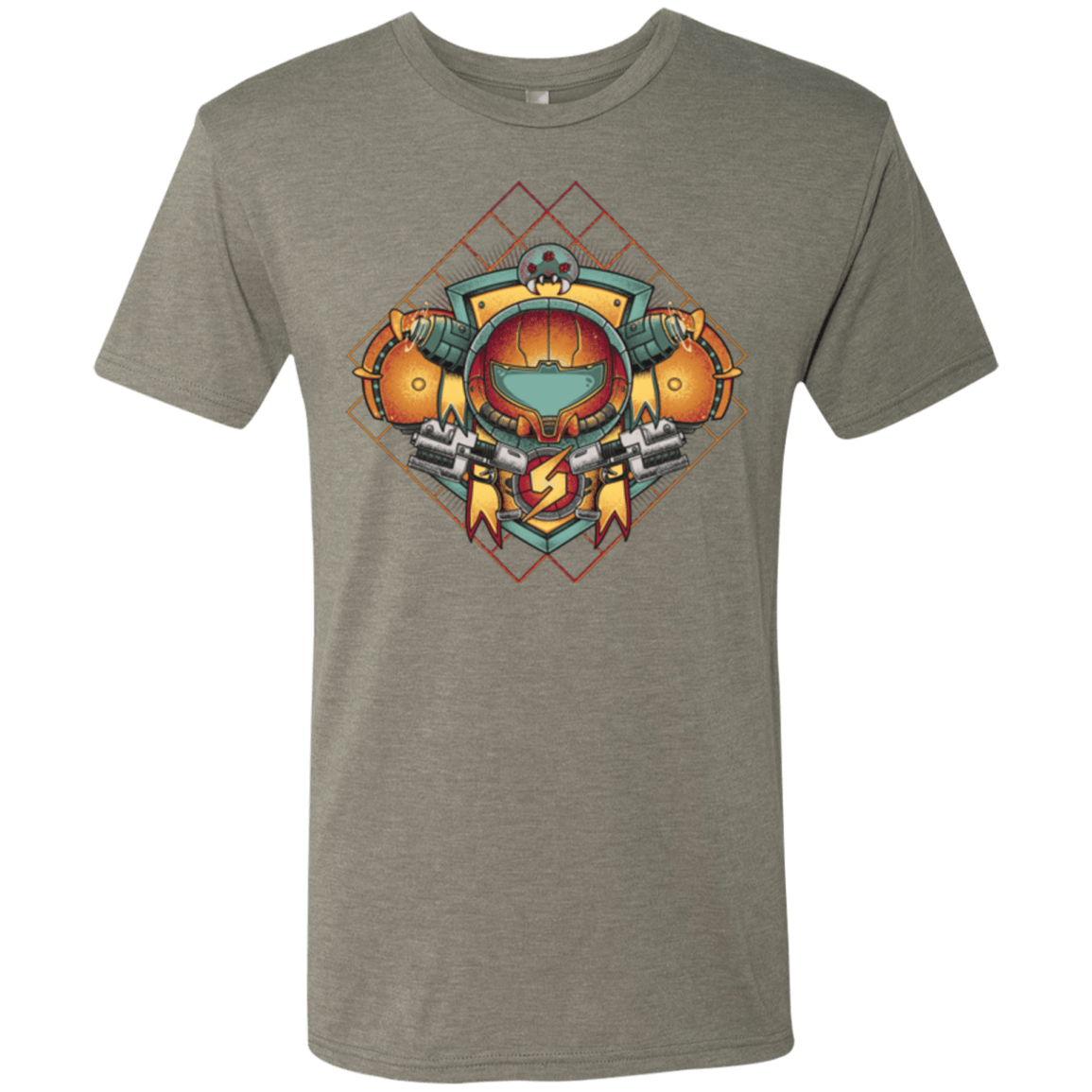 T-Shirts Venetian Grey / Small Samus crest Men's Triblend T-Shirt