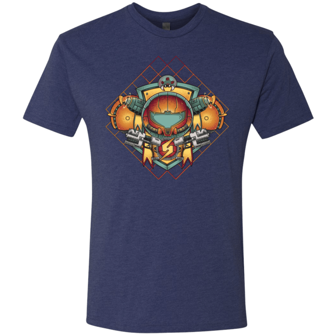 T-Shirts Vintage Navy / Small Samus crest Men's Triblend T-Shirt