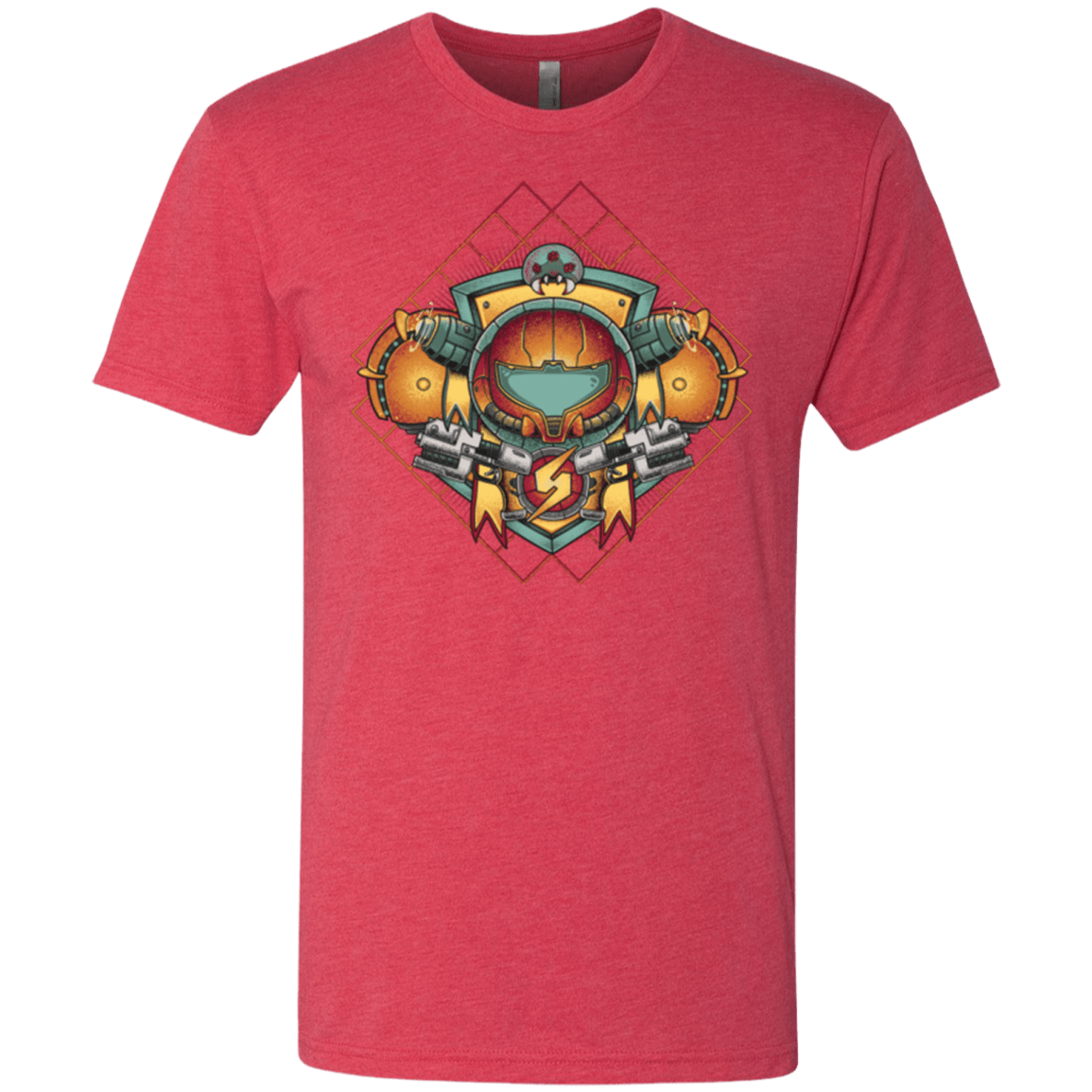 T-Shirts Vintage Red / Small Samus crest Men's Triblend T-Shirt