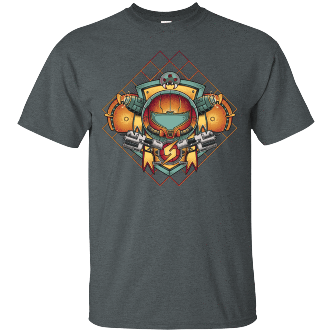 T-Shirts Dark Heather / Small Samus crest T-Shirt
