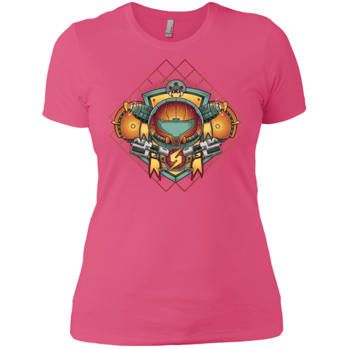 T-Shirts Hot Pink / X-Small Samus crest Women's Premium T-Shirt