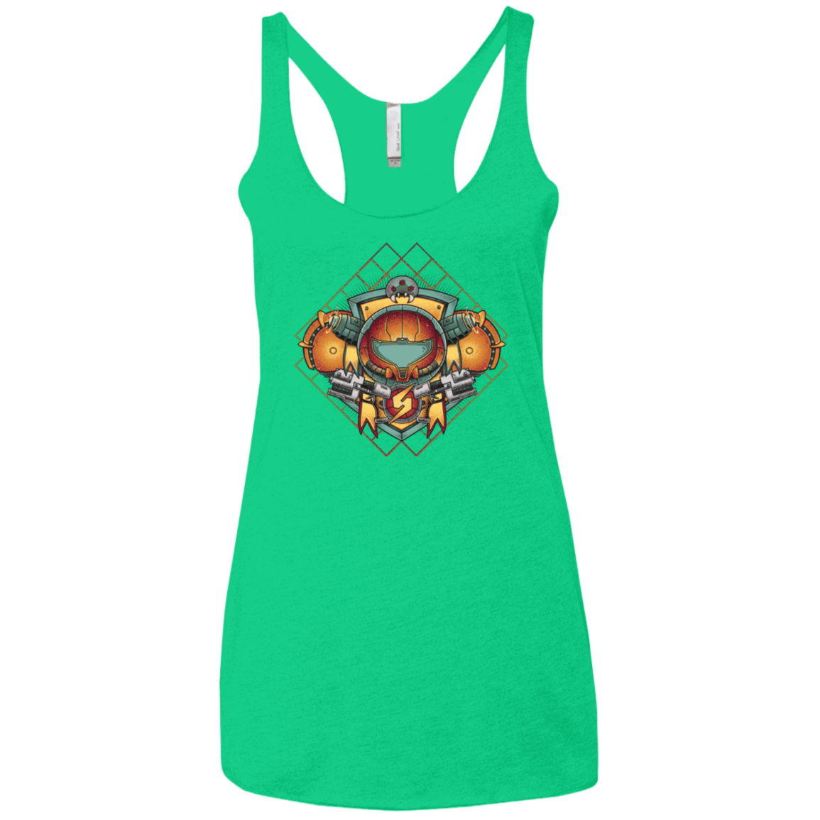 T-Shirts Envy / X-Small Samus crest Women's Triblend Racerback Tank
