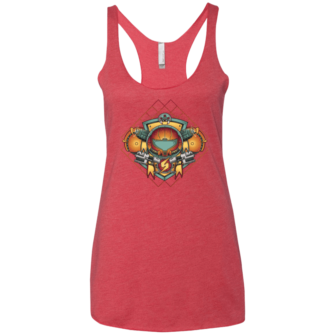 T-Shirts Vintage Red / X-Small Samus crest Women's Triblend Racerback Tank
