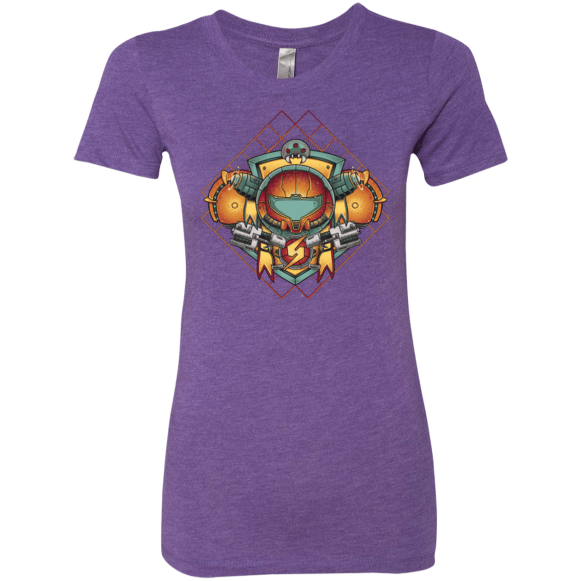 T-Shirts Purple Rush / Small Samus crest Women's Triblend T-Shirt