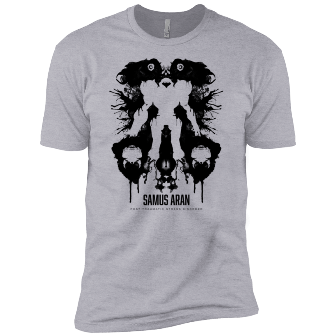 T-Shirts Heather Grey / YXS Samus Ink Blot Boys Premium T-Shirt