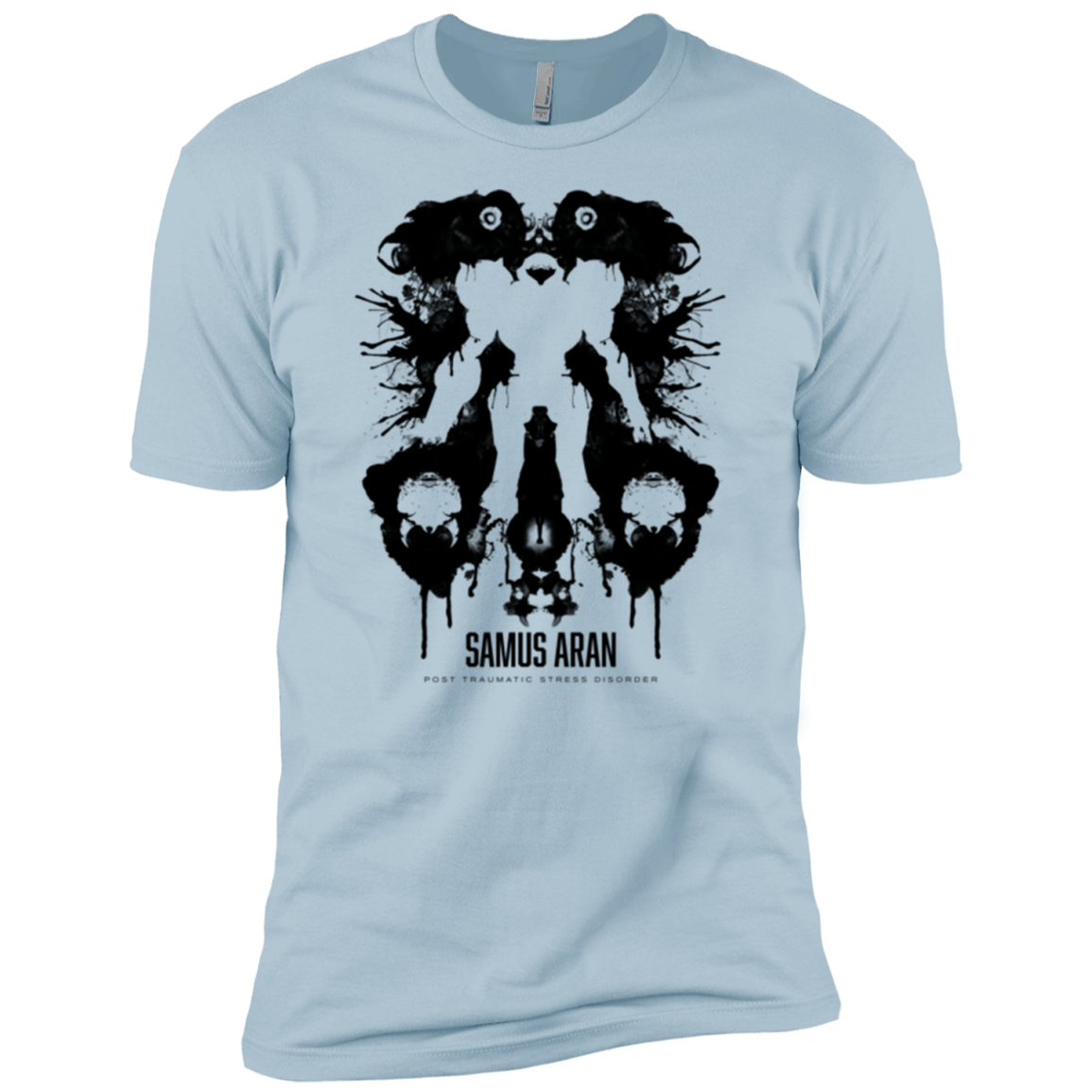 T-Shirts Light Blue / YXS Samus Ink Blot Boys Premium T-Shirt