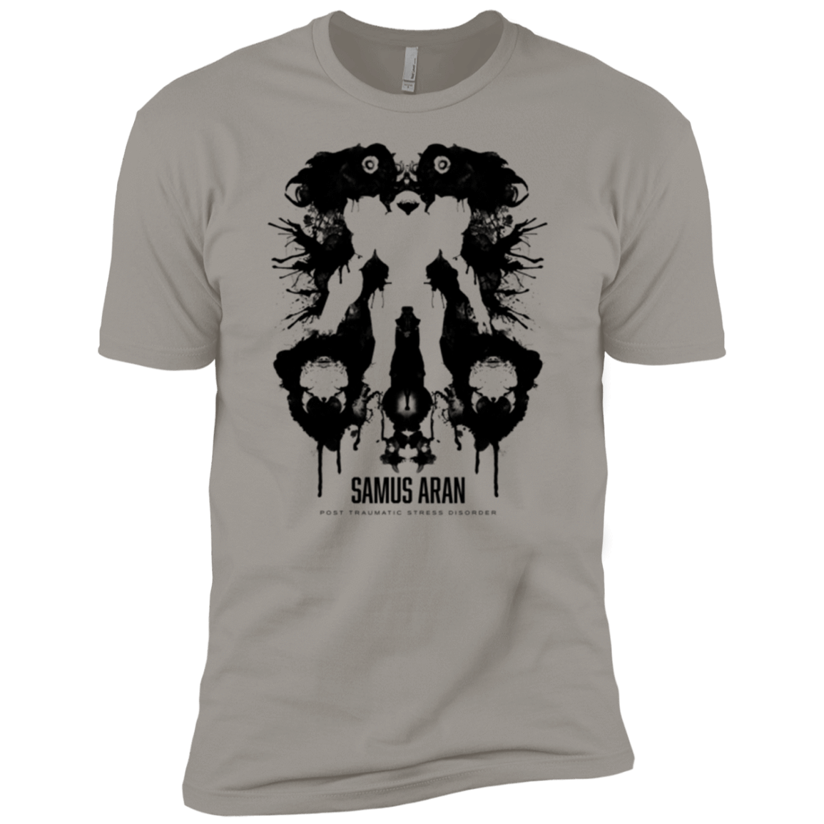 T-Shirts Light Grey / YXS Samus Ink Blot Boys Premium T-Shirt