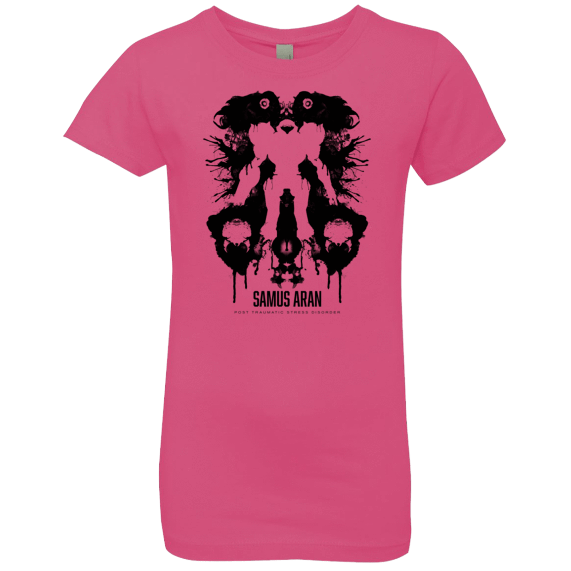 T-Shirts Hot Pink / YXS Samus Ink Blot Girls Premium T-Shirt