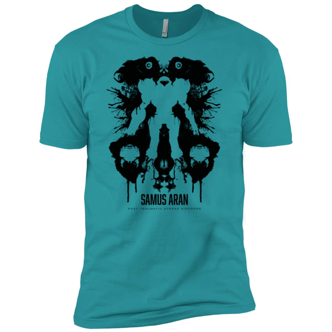 T-Shirts Tahiti Blue / X-Small Samus Ink Blot Men's Premium T-Shirt