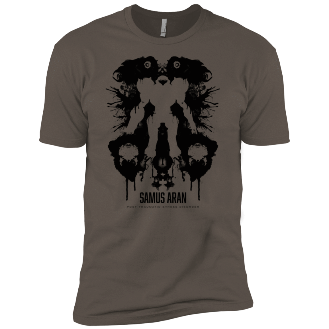 T-Shirts Warm Grey / X-Small Samus Ink Blot Men's Premium T-Shirt