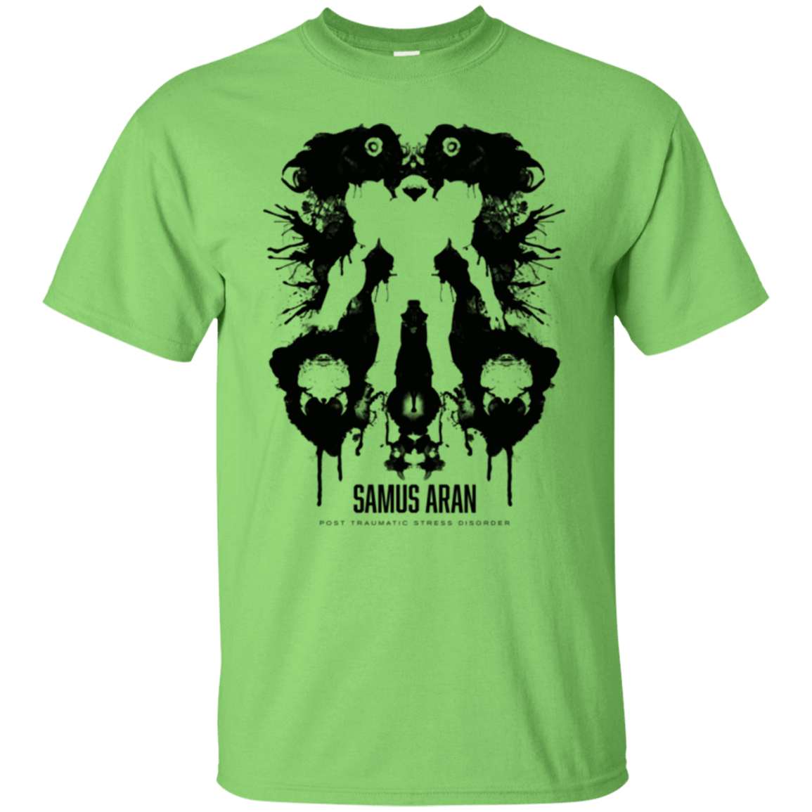 T-Shirts Lime / Small Samus Ink Blot T-Shirt