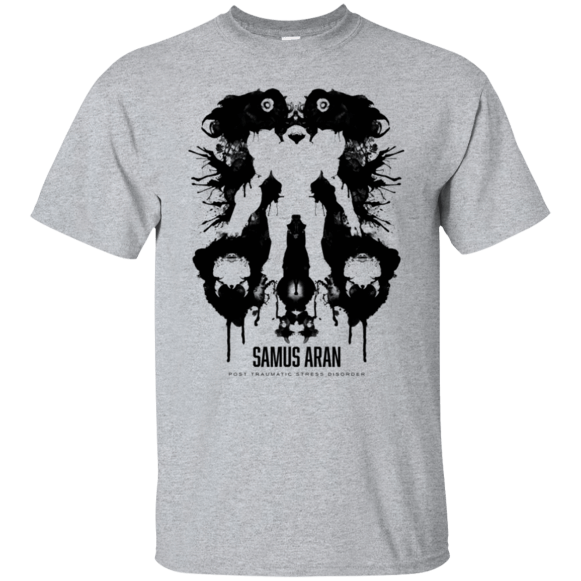 T-Shirts Sport Grey / Small Samus Ink Blot T-Shirt