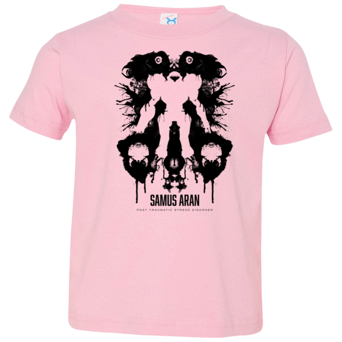 T-Shirts Pink / 2T Samus Ink Blot Toddler Premium T-Shirt