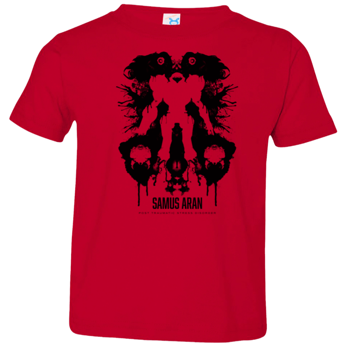 T-Shirts Red / 2T Samus Ink Blot Toddler Premium T-Shirt