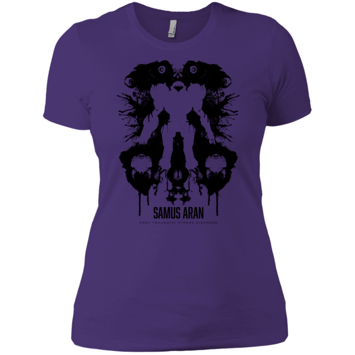 T-Shirts Purple / X-Small Samus Ink Blot Women's Premium T-Shirt