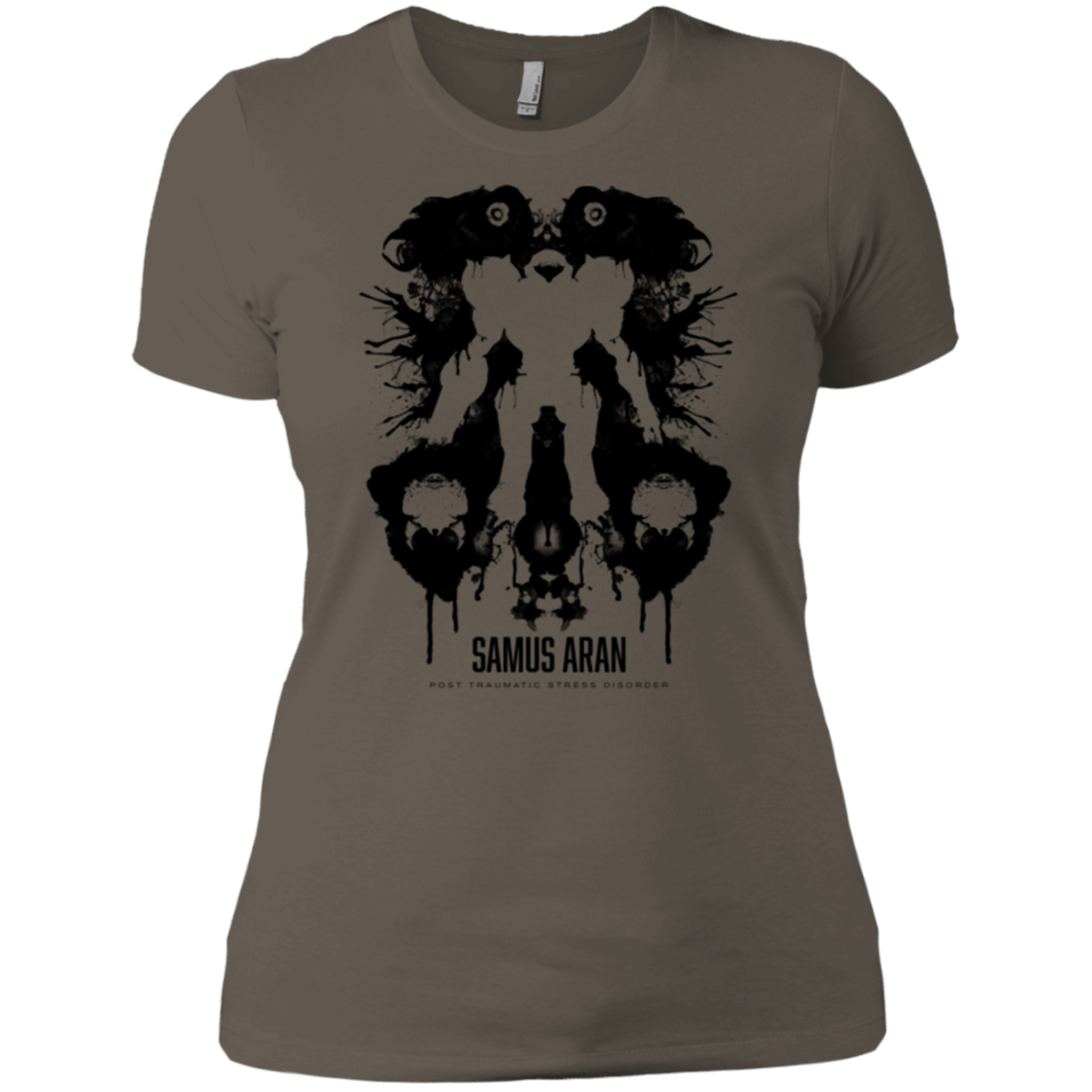 T-Shirts Warm Grey / X-Small Samus Ink Blot Women's Premium T-Shirt
