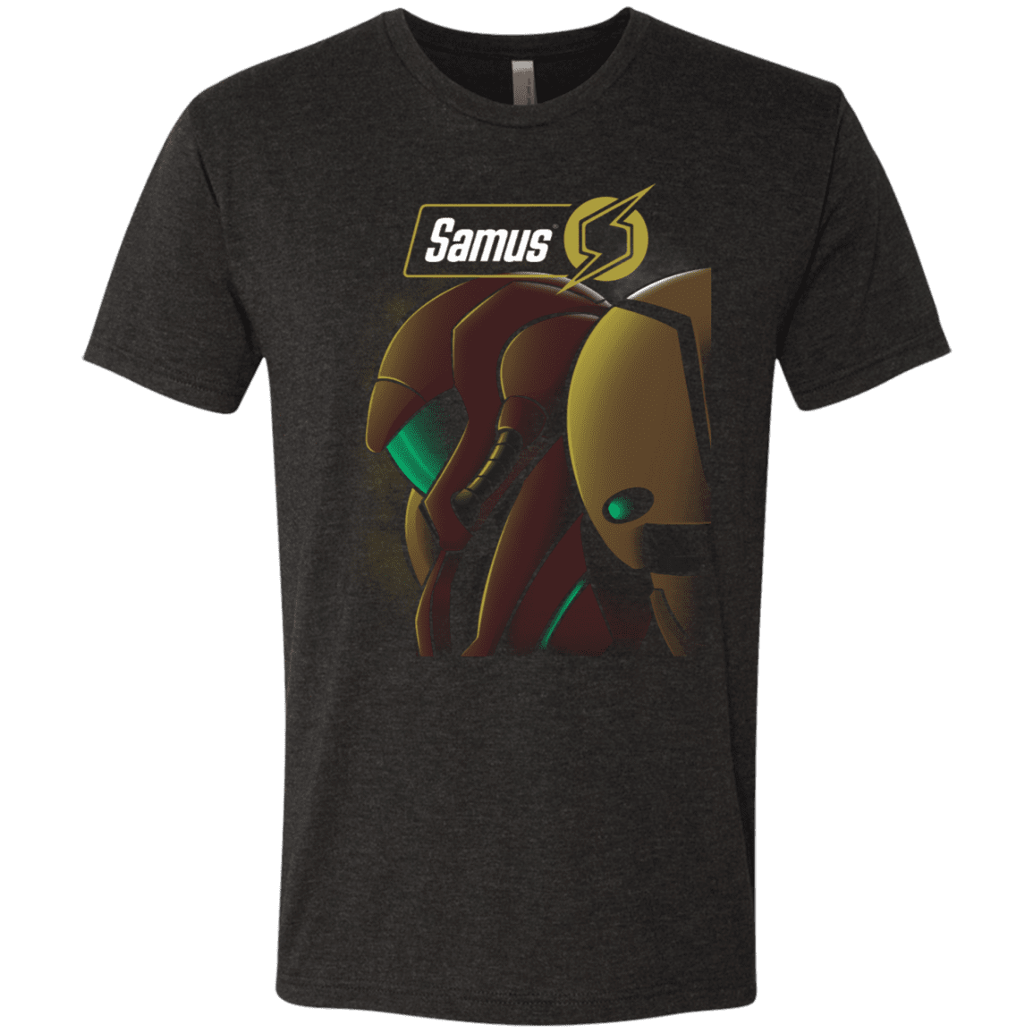 T-Shirts Vintage Black / S Samus Men's Triblend T-Shirt