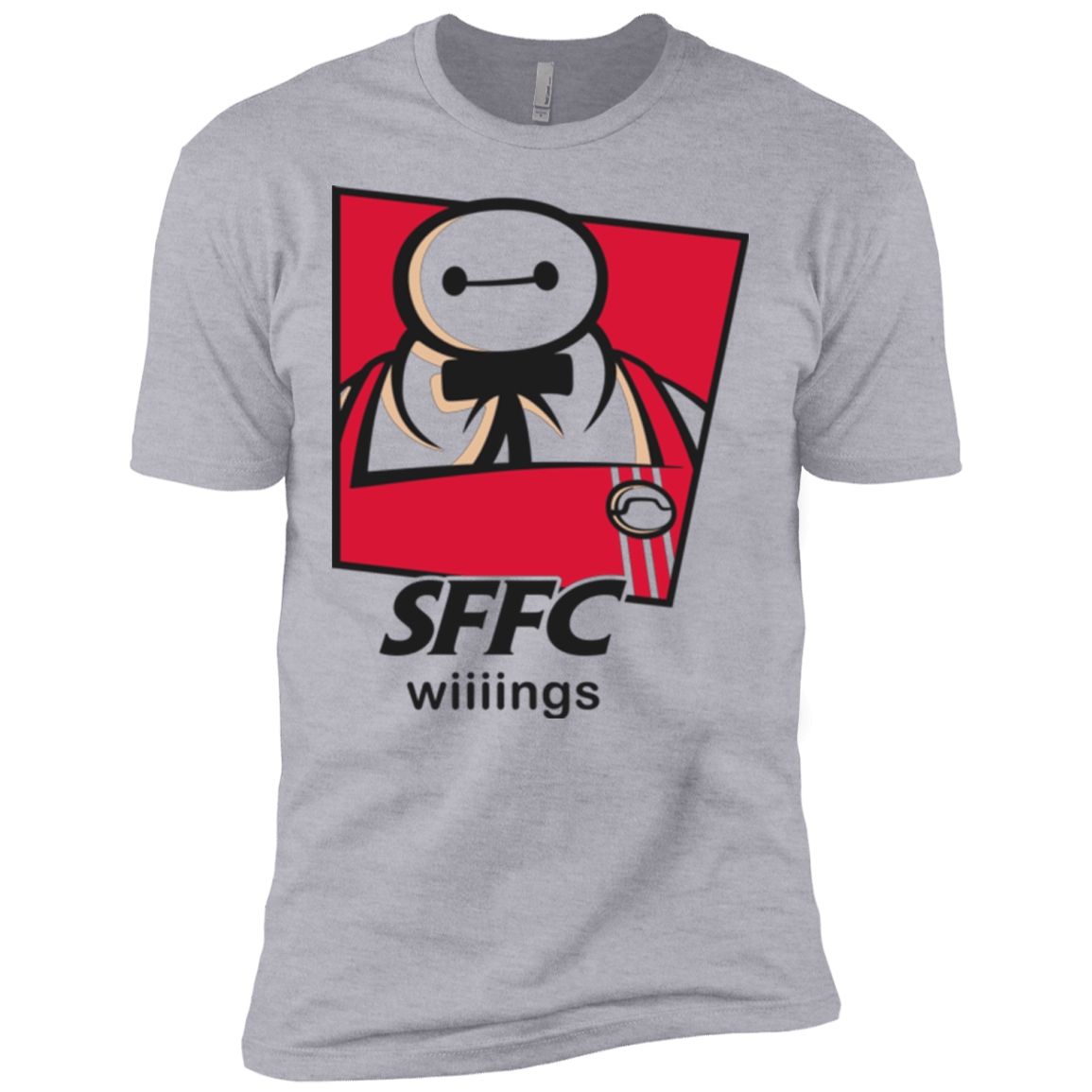 T-Shirts Heather Grey / X-Small San Fransokyo Fried Chicken Men's Premium T-Shirt