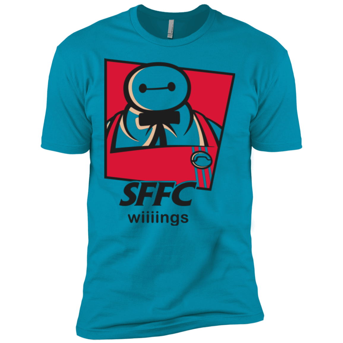 T-Shirts Turquoise / X-Small San Fransokyo Fried Chicken Men's Premium T-Shirt