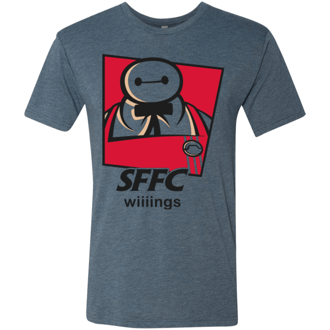 T-Shirts Indigo / Small San Fransokyo Fried Chicken Men's Triblend T-Shirt