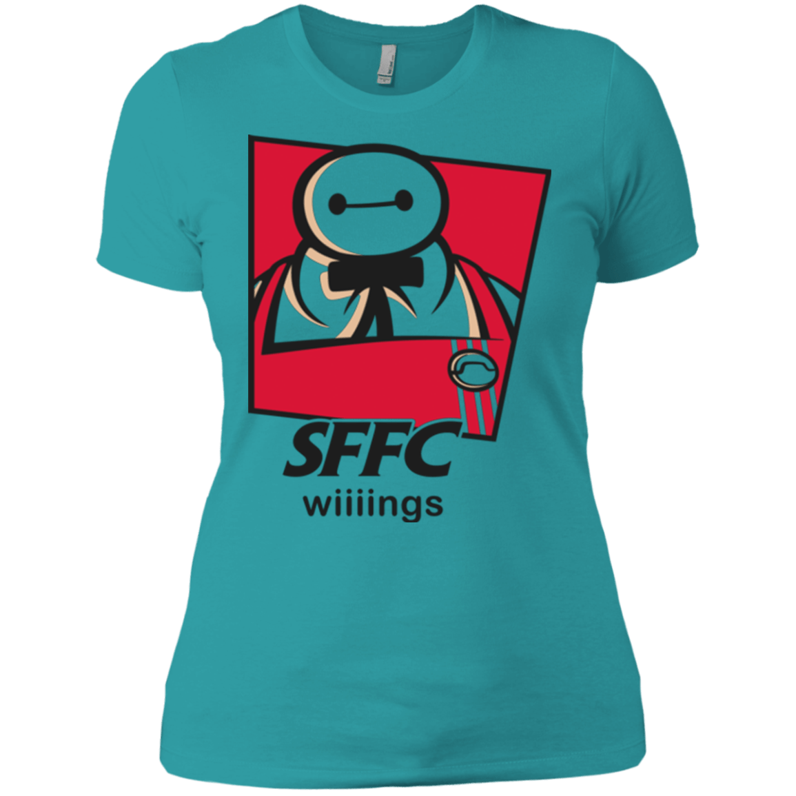 T-Shirts Tahiti Blue / X-Small San Fransokyo Fried Chicken Women's Premium T-Shirt