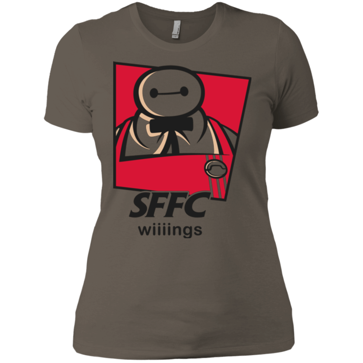 T-Shirts Warm Grey / X-Small San Fransokyo Fried Chicken Women's Premium T-Shirt