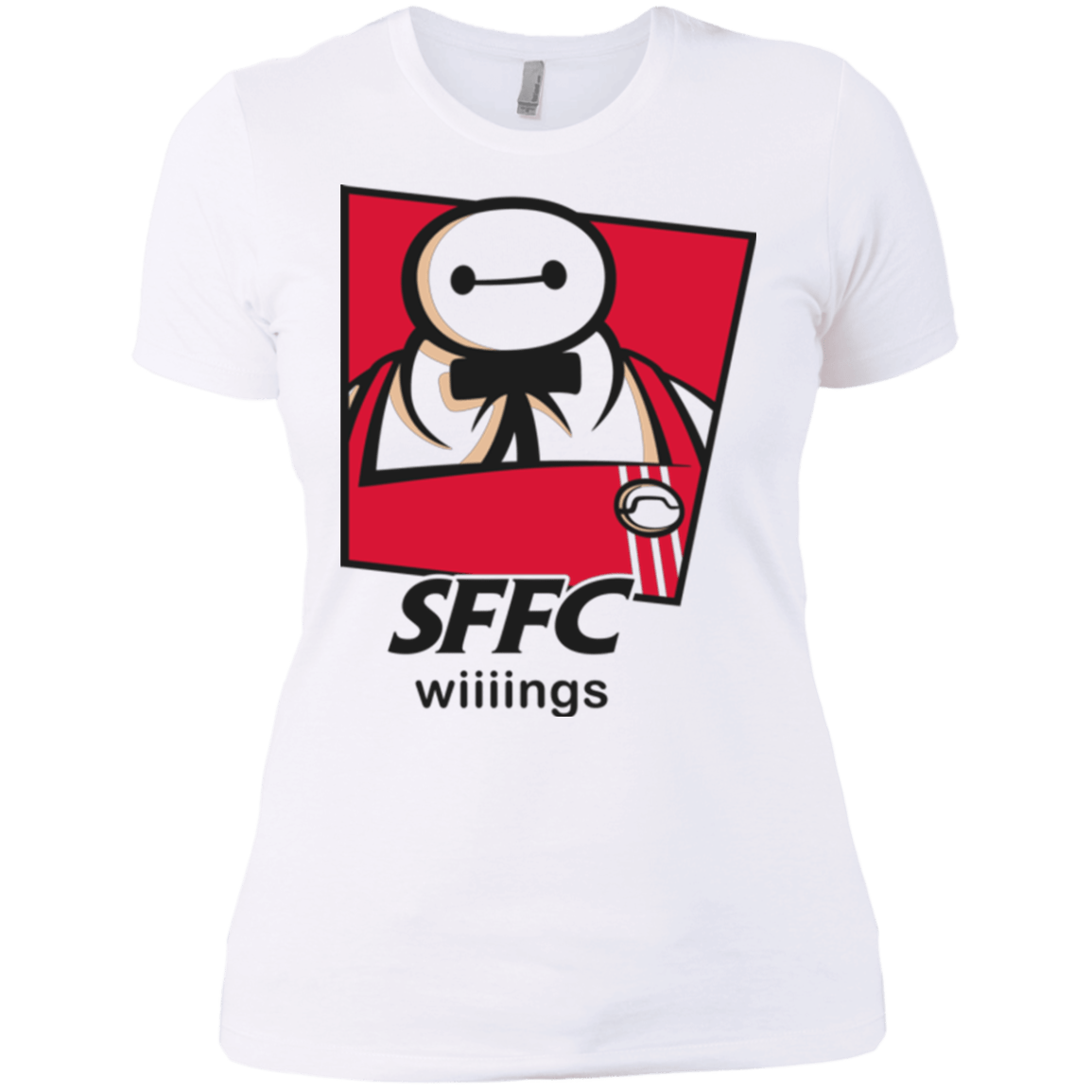 T-Shirts White / X-Small San Fransokyo Fried Chicken Women's Premium T-Shirt