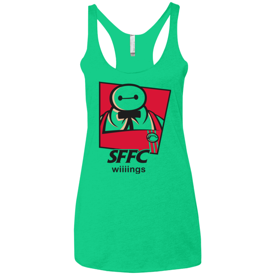 T-Shirts Envy / X-Small San Fransokyo Fried Chicken Women's Triblend Racerback Tank