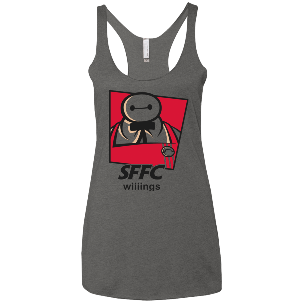 T-Shirts Premium Heather / X-Small San Fransokyo Fried Chicken Women's Triblend Racerback Tank