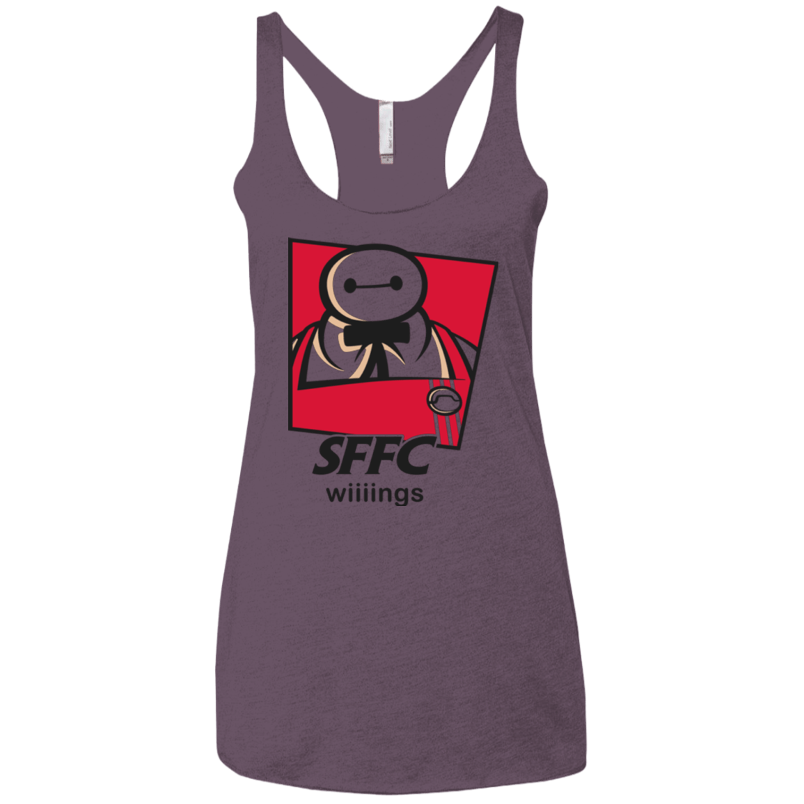 T-Shirts Vintage Purple / X-Small San Fransokyo Fried Chicken Women's Triblend Racerback Tank