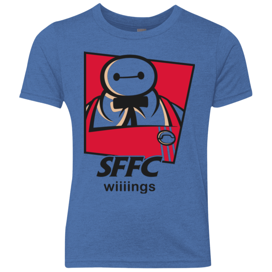 T-Shirts Vintage Royal / YXS San Fransokyo Fried Chicken Youth Triblend T-Shirt