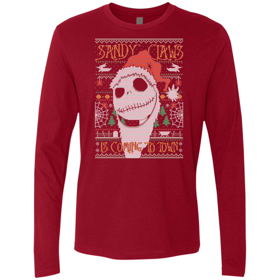 T-Shirts Cardinal / Small SANDY CLAWS Men's Premium Long Sleeve