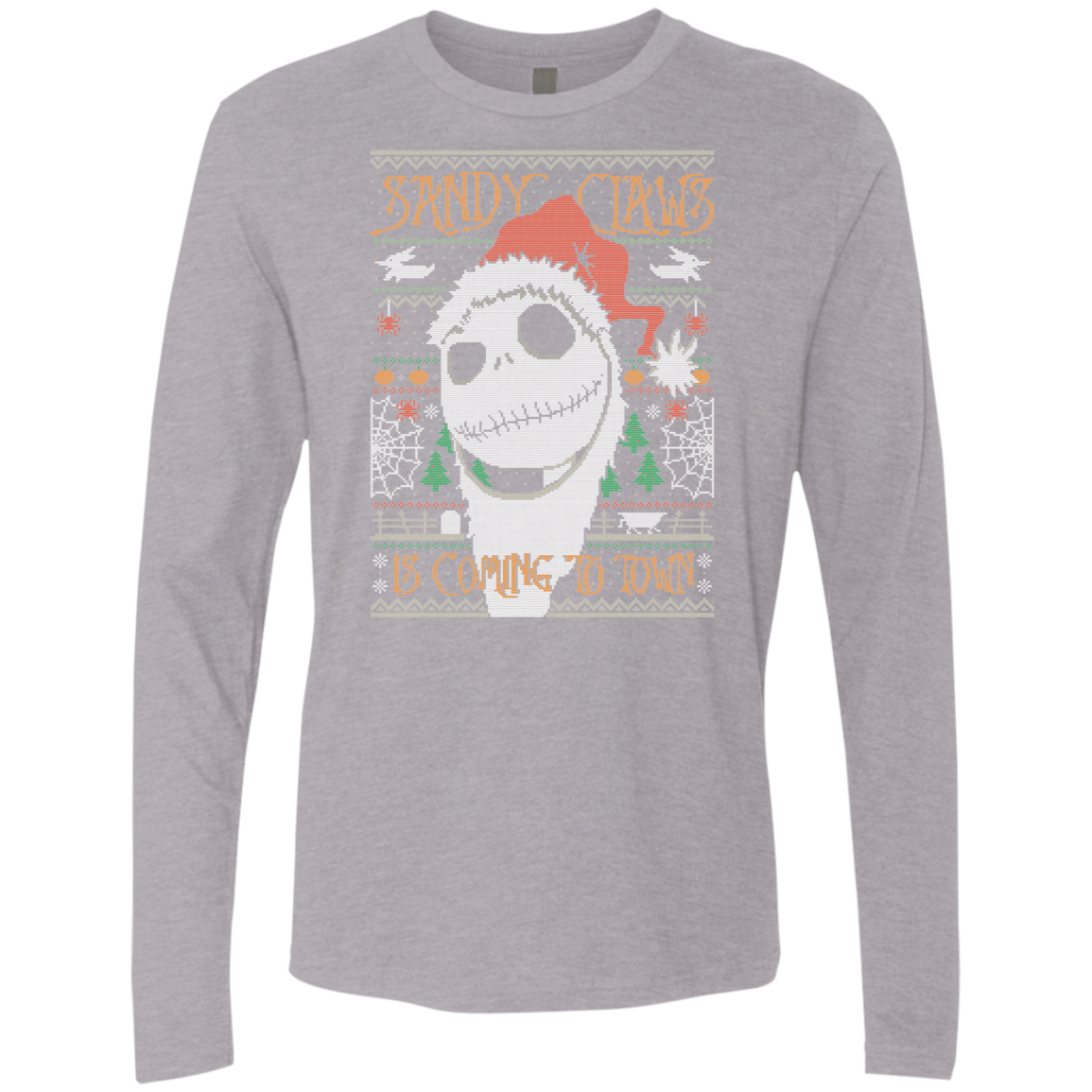 T-Shirts Heather Grey / Small SANDY CLAWS Men's Premium Long Sleeve