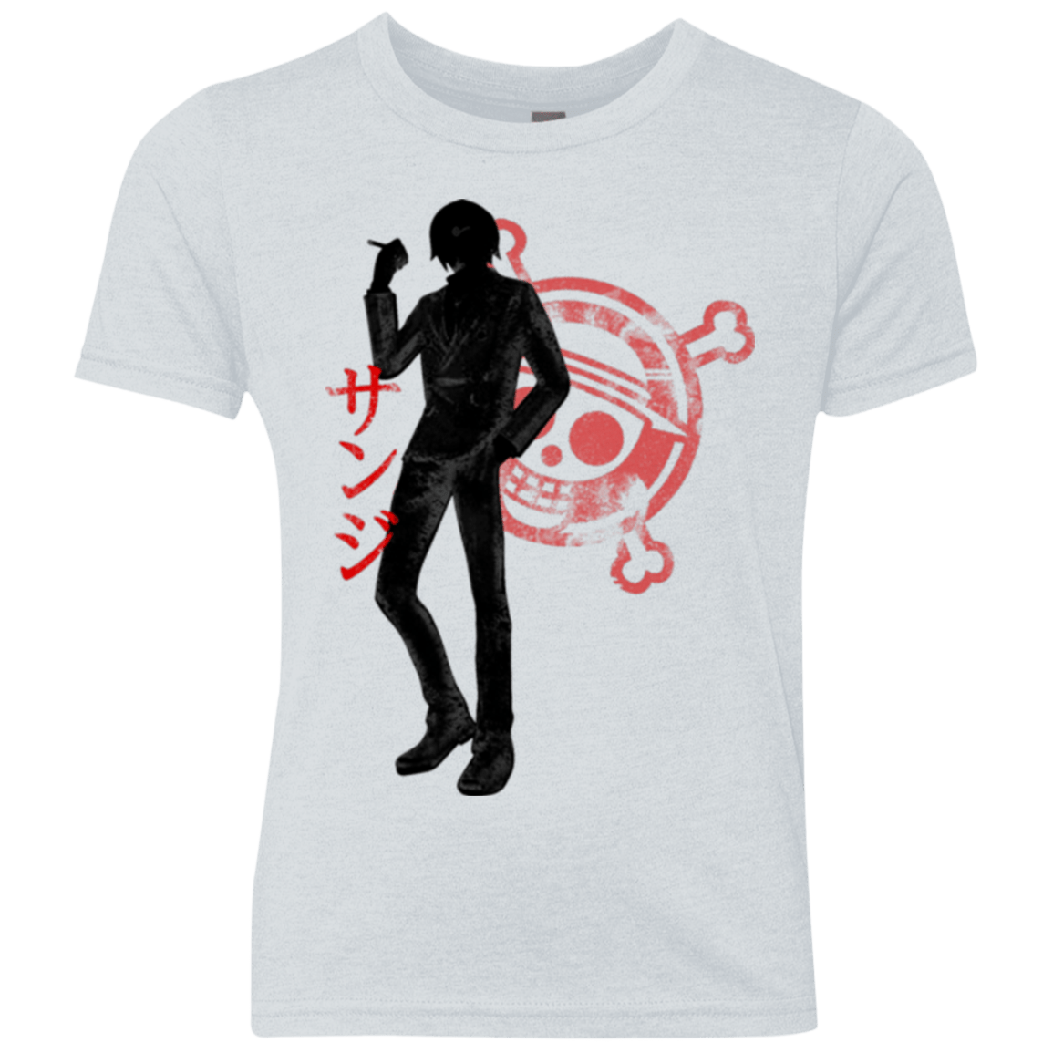 T-Shirts Heather White / YXS Sanji Youth Triblend T-Shirt